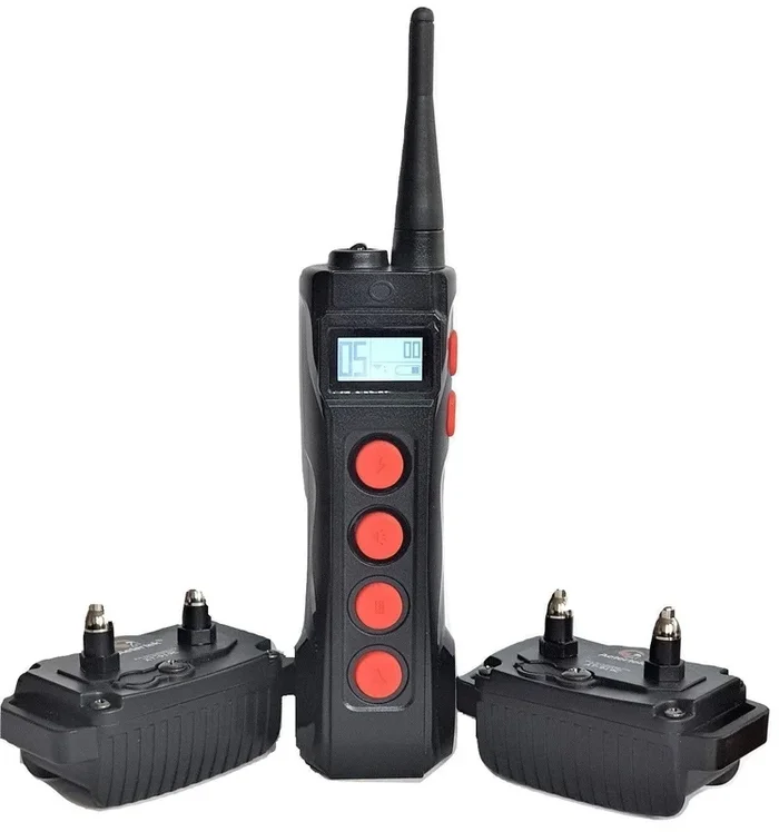1100 Yard Remote Dog Training Shock Collar With Auto Anti Bark & Waterproof Collar (2-Dog Kit)