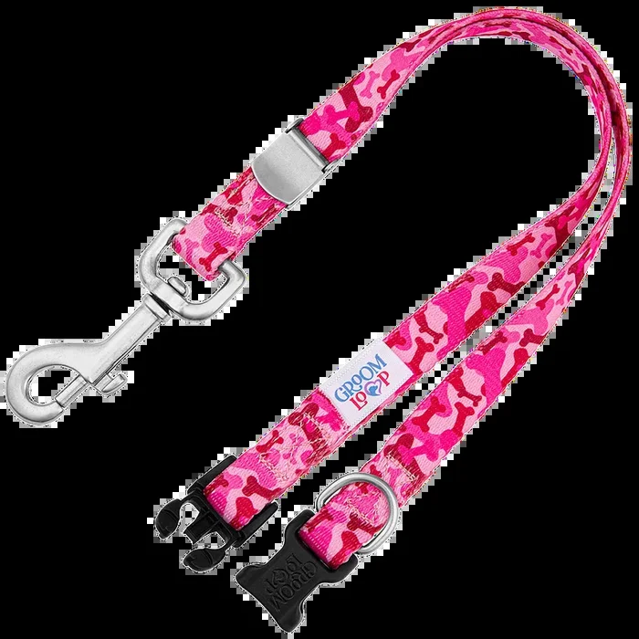 20″ Polyester Loop Pink Bone Camo by Groom Loop