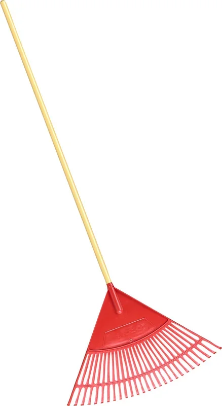 26 Tine Wood Handle Poly Leaf Rake