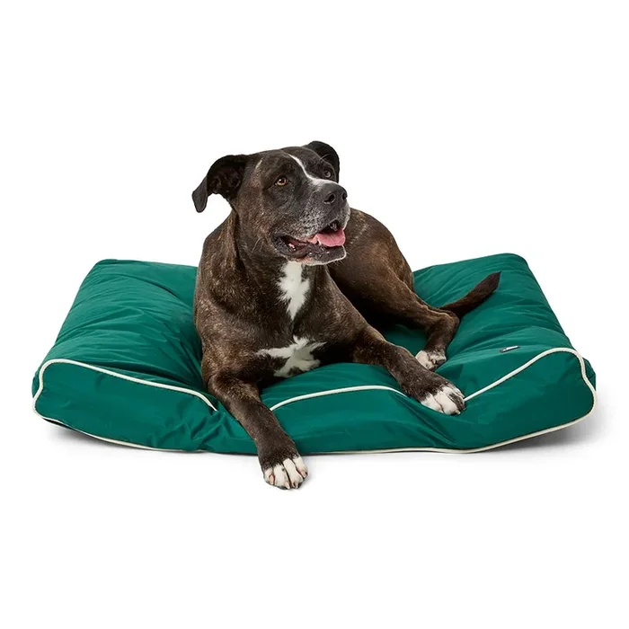 3 Peaks Wipe Clean Padded Dog Mattress Green Large