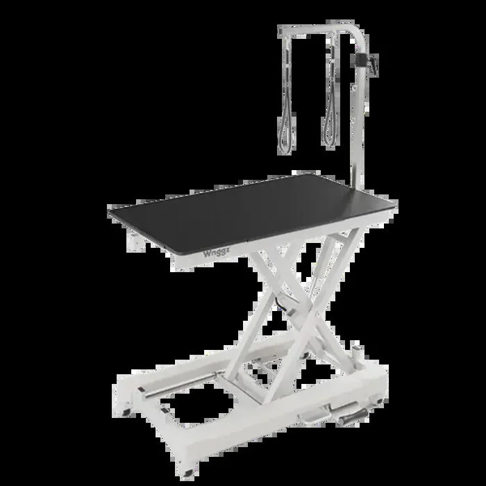 44″ Dog Grooming Drying Electric Table without Drawer, with Caster White by Waggz