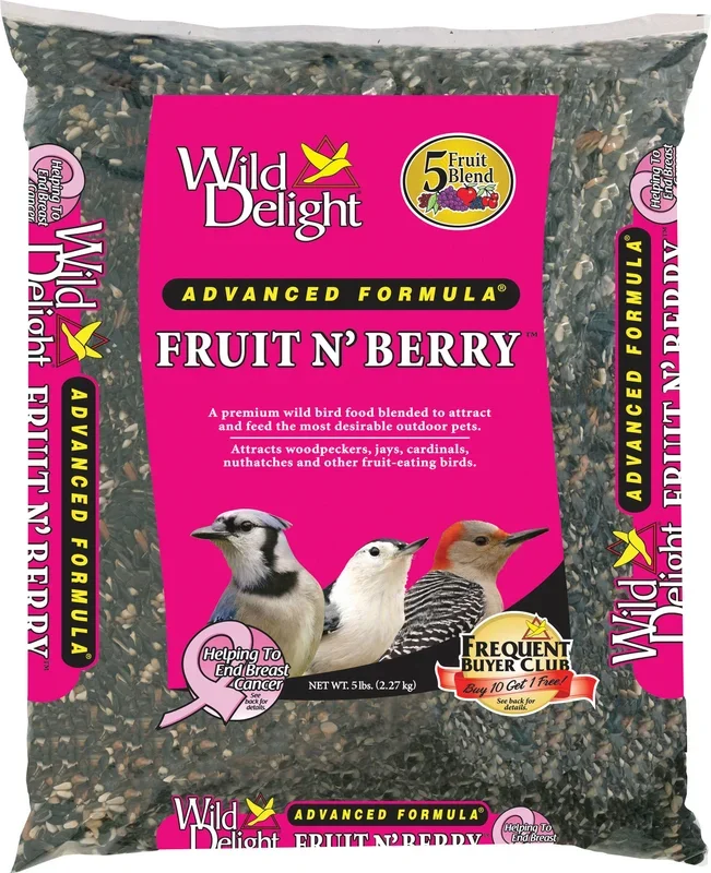5lb Wild Delight Fruit & Berry Wild Bird Food