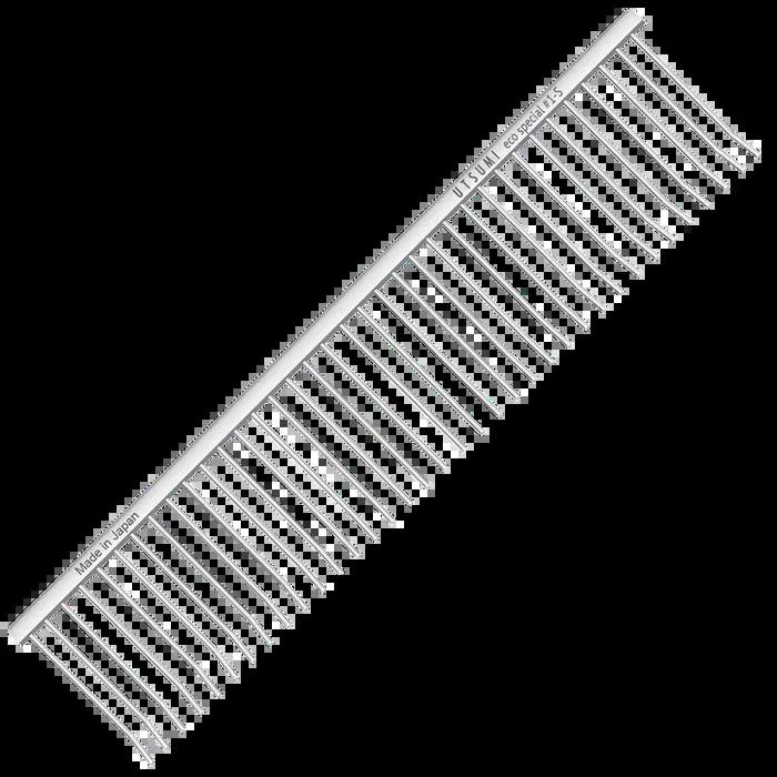 7.5″ Curved Tip ECO Special #1 S Comb Silver by Utsumi
