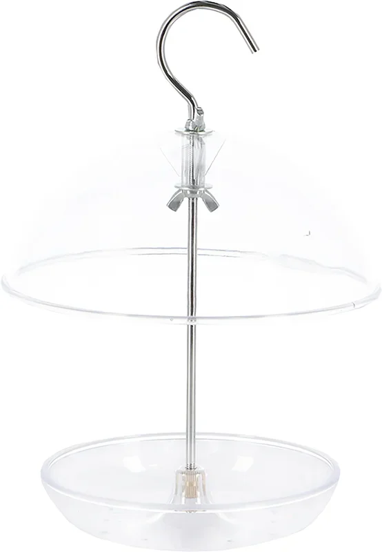 ACRYLIC ROBIN BIRD FEEDER