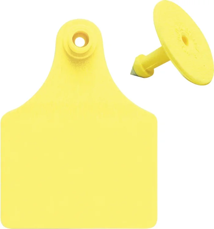 Allflex Usa Gxf/Gsmy 115700 Ear Tag, Female Blank, Maxi Yellow