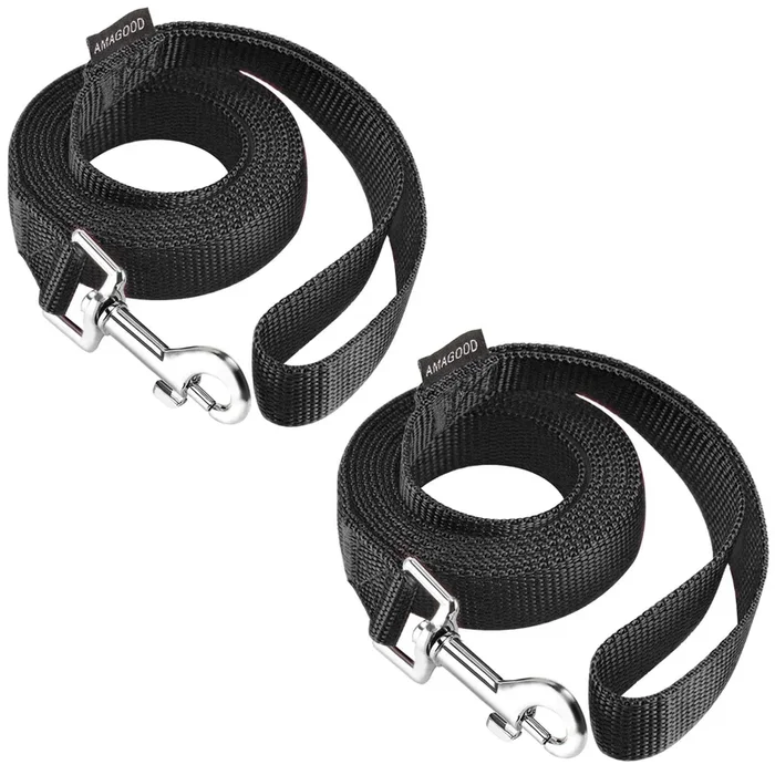 Amagood 6 Ft Cat Leash, Strong And Durable Traditional Style Leash With Easy To Use Collar Hook,Cat Lead Great For Cats (3/4 In