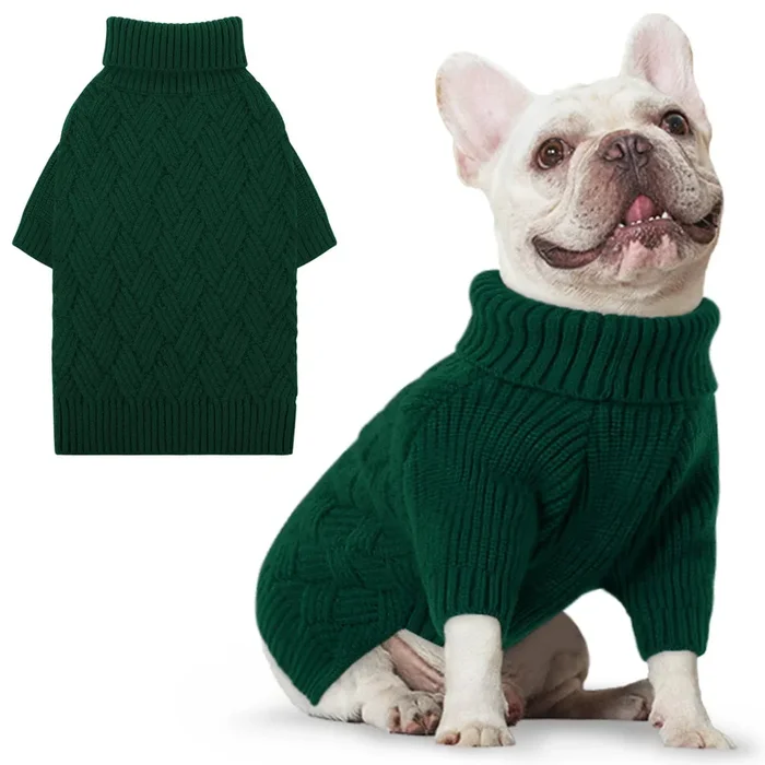 AOFITEE Small Dog Sweater, Dog Sweaters for Small Dogs Male, Dog Winter Sweater Girl Boy, Small Dog Christmas Sweater, Classic C