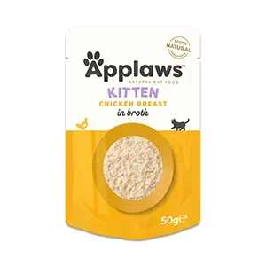 Applaws Natural Wet Kitten Food Chicken Breast in Broth 50g