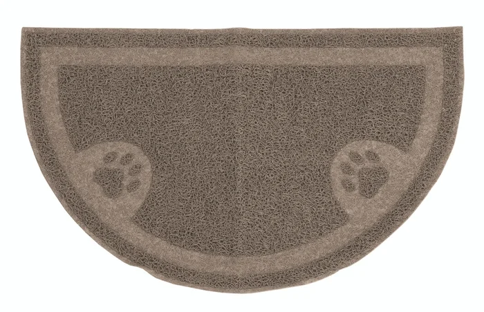 Arm & Hammer Half Circle Cat Litter Mat Pearl Tan One Size