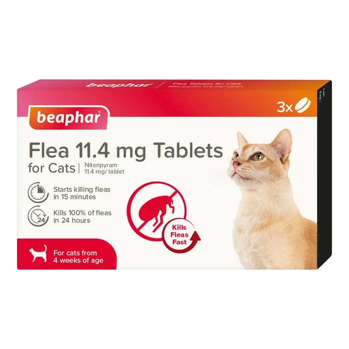 Beaphar Flea Tablets For Cats 3 Tablets