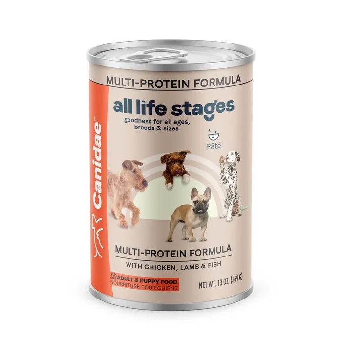 CANIDAE All Life Stages Multi-Protein Canned Dog Food Chicken, Lamb & Fish 13oz