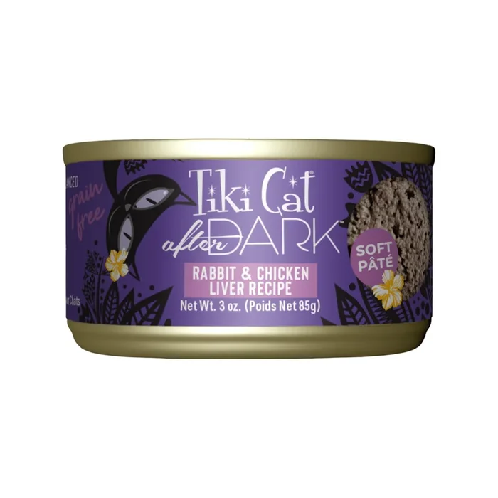 Canned Cat Food – AFTER DARK SOFT PATÉ – Rabbit & Chicken Liver Recipe