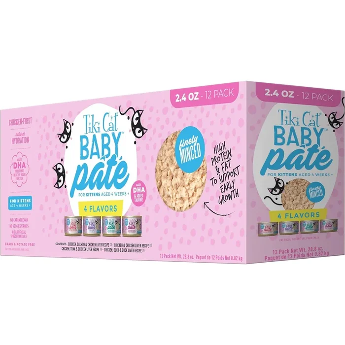 Canned Cat Food – BABY Pâté – Variety Pack – Kitten