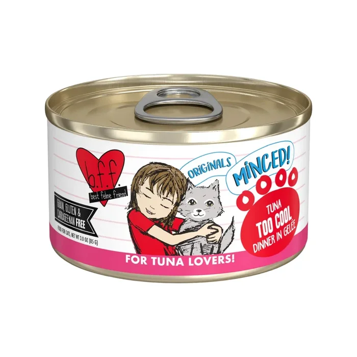 Canned Cat Food – BFF Minced – Too Cool – Tuna Dinner in Gelée