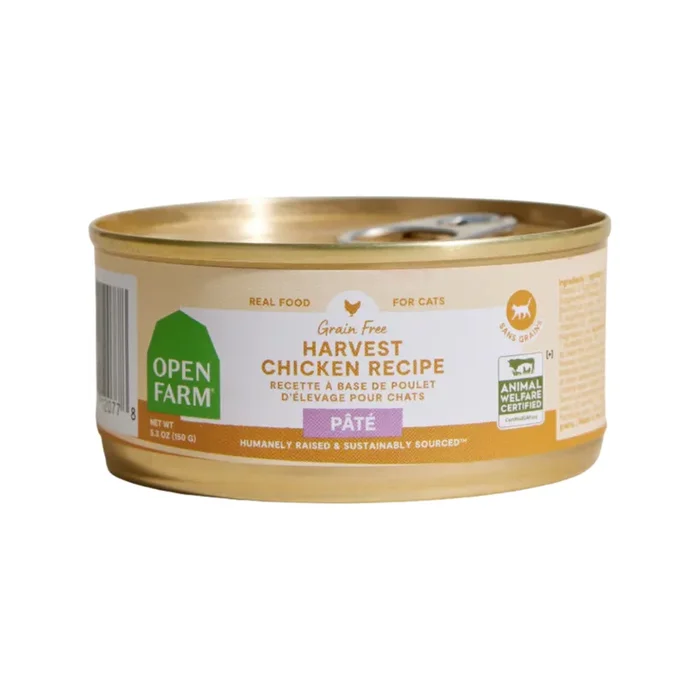 Canned Cat Food – Grain Free Harvest Chicken Pâté