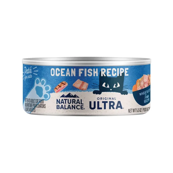 Canned Cat Food – ORIGINAL ULTRA – Ocean Fish Recipe Paté – 5.5 oz