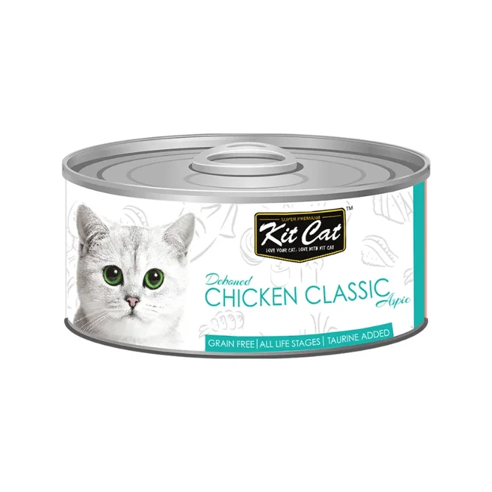 Canned Cat Food Topper – Deboned Chicken Classic Aspic – 80 g