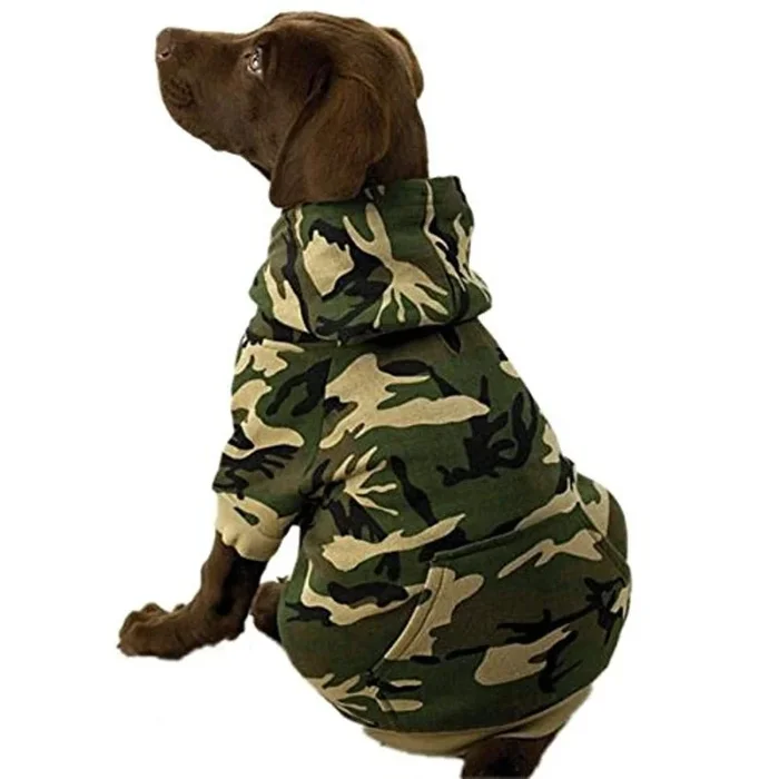 Casual Canine Camo Hoodie For Dogs, 24′ Xxl, Green