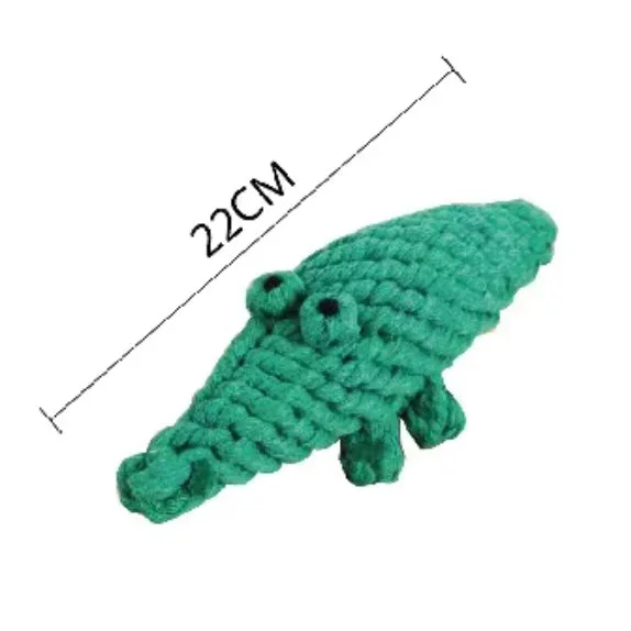Cat & Dog Dental Cleaning Rope Toy Crocodile?