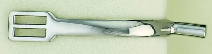 Centaur Stainless Steel Pow Flat Side SpurBk/Wh