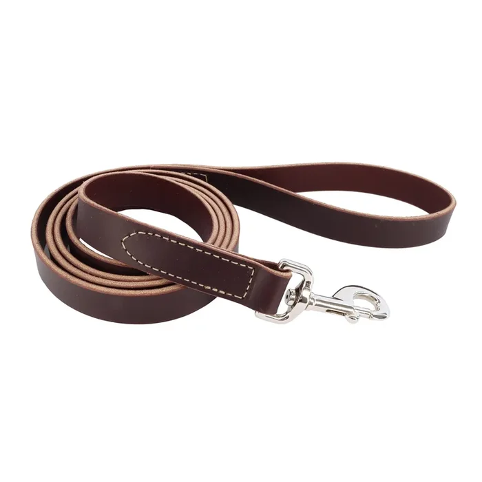 Circle T® Latigo Leather Dog Leash 3/8″ x 6′