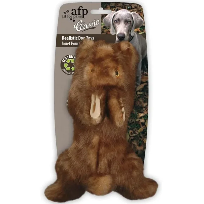Classic – Dog Toys – Squeaky Dog Brown Rabbit Toys for Dogs – L