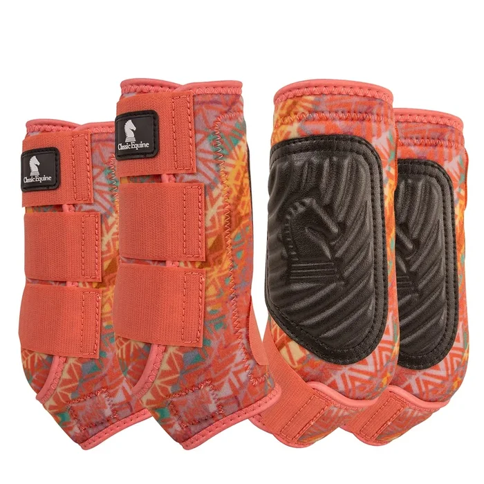 Classic Equine Classicfit Front And Hind Sling Boots, Safari, Large