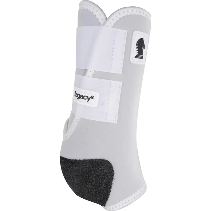 Classic Equine Legacy2 Support Boots, Front (White, Small)