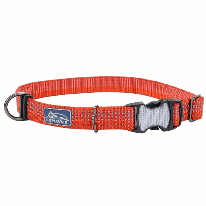 Coastal Pet – K-9 Explorer – Brights Reflective Adjustable Dog Collar, Canyon, 5/8 x 08-12