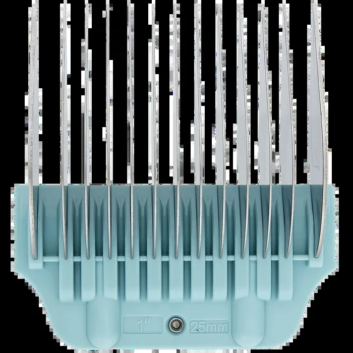 #E 1″ Aqua Wide Snap on Comb by PetStore.Direct