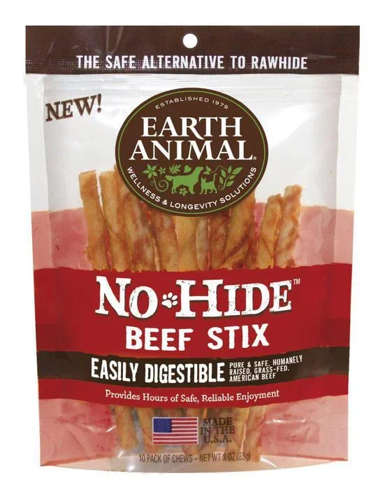 Earth Animal Dog Treat No Hide Beef