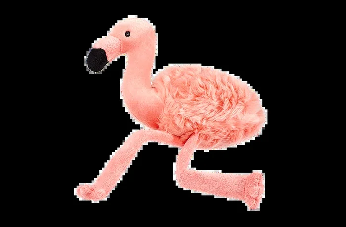 Fluff and Tuff Dog Toys – Lola Flamingo