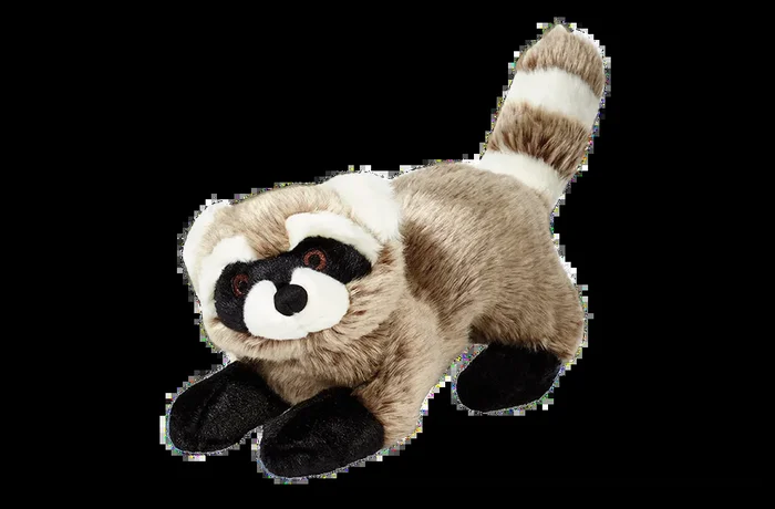 Fluff and Tuff Rocket Raccoon Dog Toy – Durable Plush Squeaky Large 12″