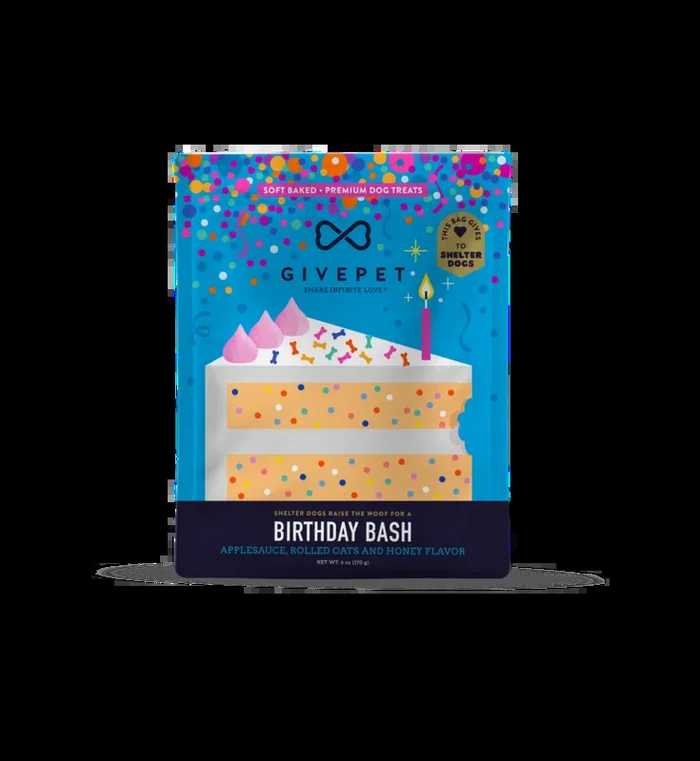 GivePet Soft-Baked Treats Birthday Bash Dog Treats
