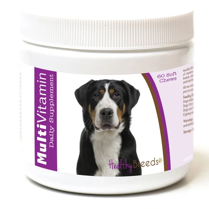 Healthy Breeds Greater Swiss Mountain Dog Multi-Vitamin Soft Chews 60 Count