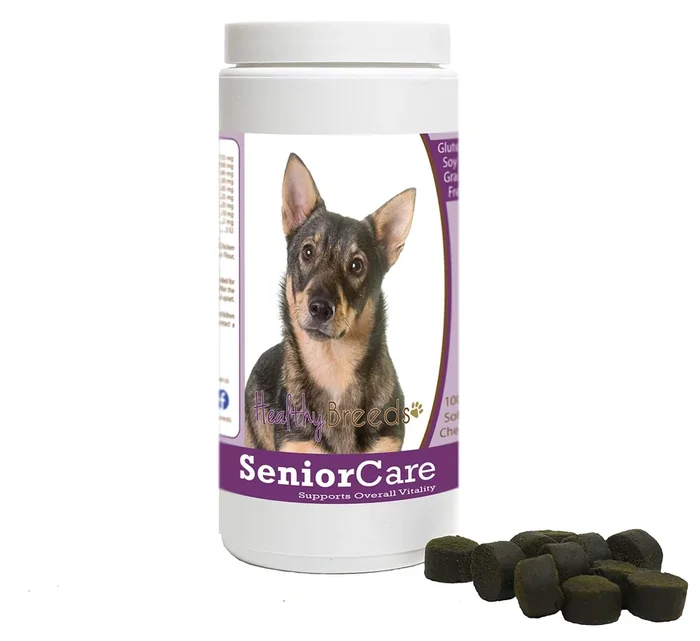 Healthy Breeds Swedish Vallhund Senior Dog Care Soft Chews 100 Count