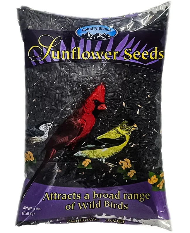 Kaylor of Colorado Country Blend Bird Food – Sunflower with Black Sunflower Oil – 20lb Bag