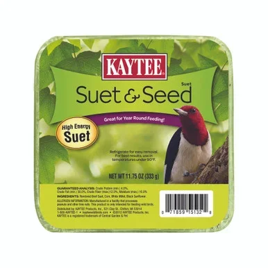 Kaytee Suet and Seed Wild Bird Food