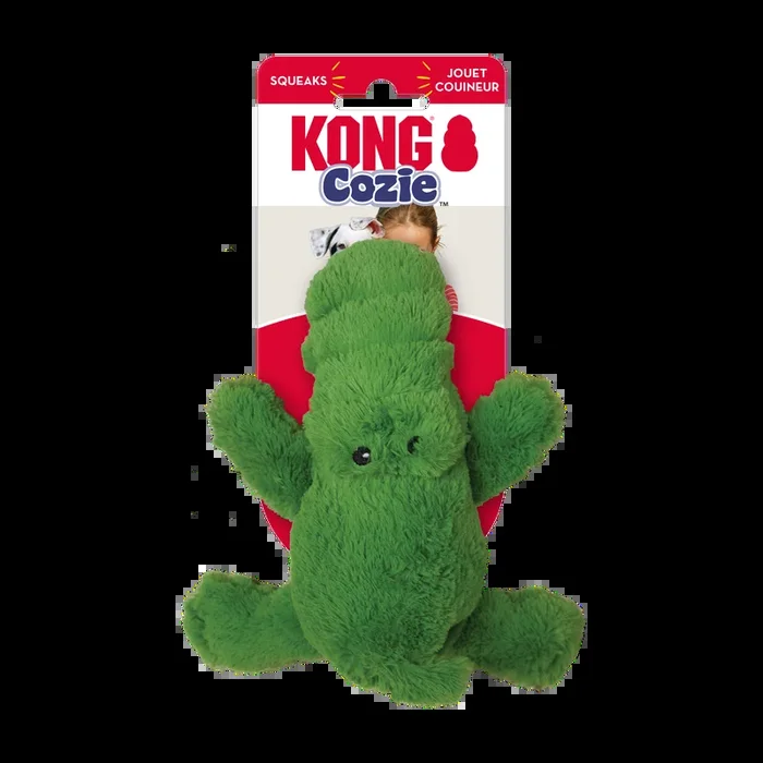 Kong Cozie Ali Alligator Medium Dog Toy