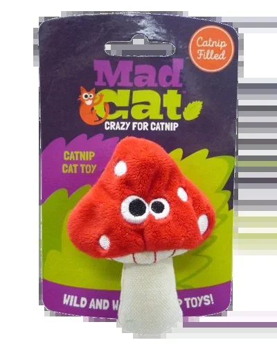 Mad Cat Magic Meowshroom Catnip & Silvervine Cat Toy