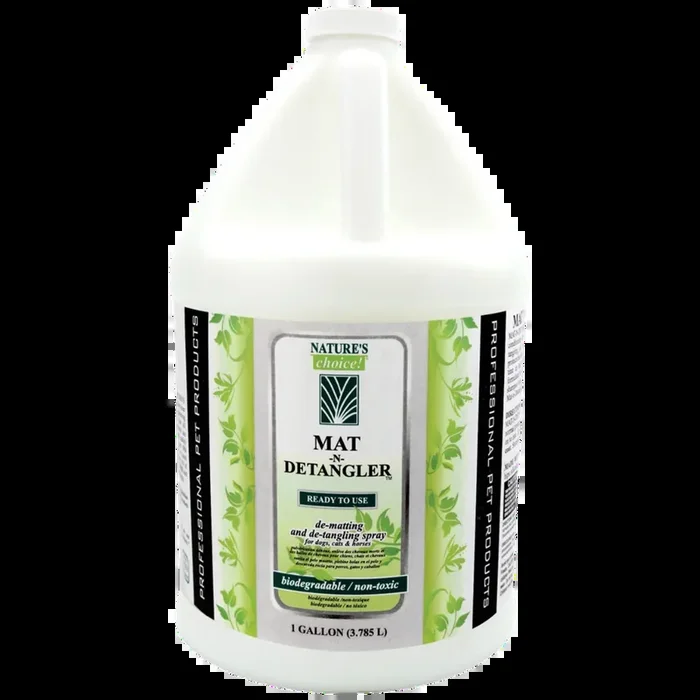 Mat N Detangler Spray Ready to Use Gallon by Nature’s Choice