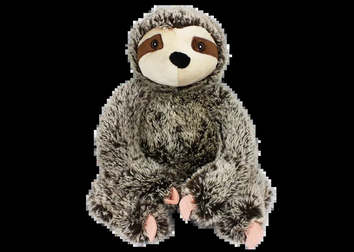 Multipet Jumbo Sitting Sloth Dog Toy – 14″