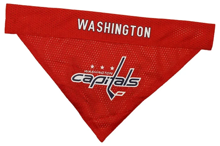 NHL Washington Capitals Bandana for Dogs & Cats, Small/Medium. – Cute & Stylish Bandana! The Perfect Hockey Fan Scarf Bandana, G