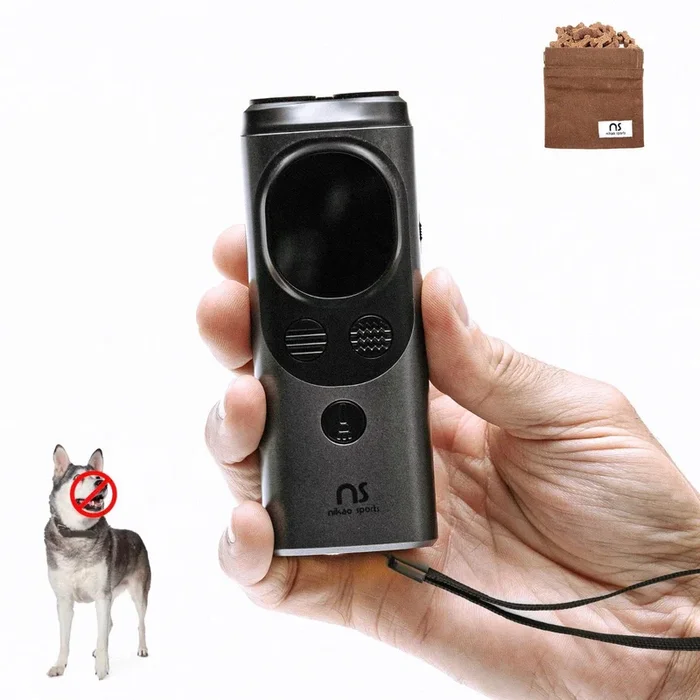 Nikao Sports- Triple Ultrasocnic, Anti-Barking Device for Dogs – Safe and Humane for Training and Behavior Control with LED Disp