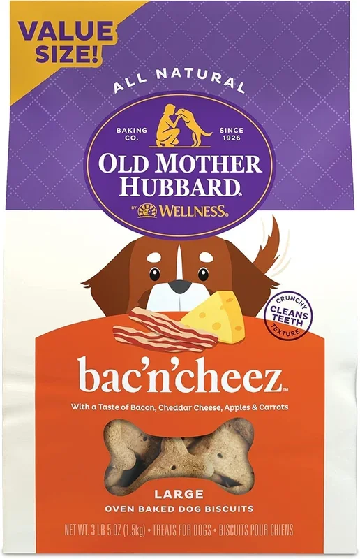Old Mother Hubbard Bac’N’Cheez Large Crunchy Dog Treats (3lb) (5oz)
