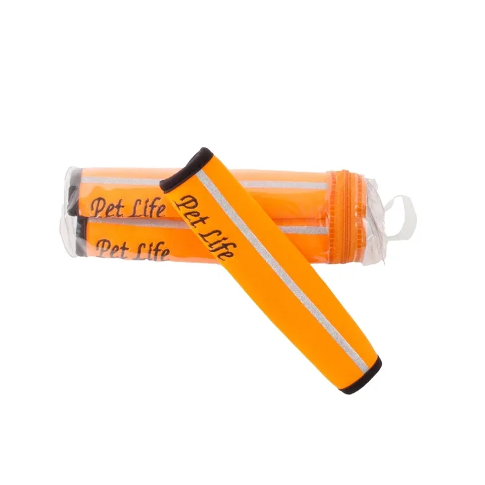 Pet Life Extreme-Neoprene Reflective and Joint Protective Dog Sleeves – Pet Joint Sleeves with Hook-and-Loop Enclosures – First