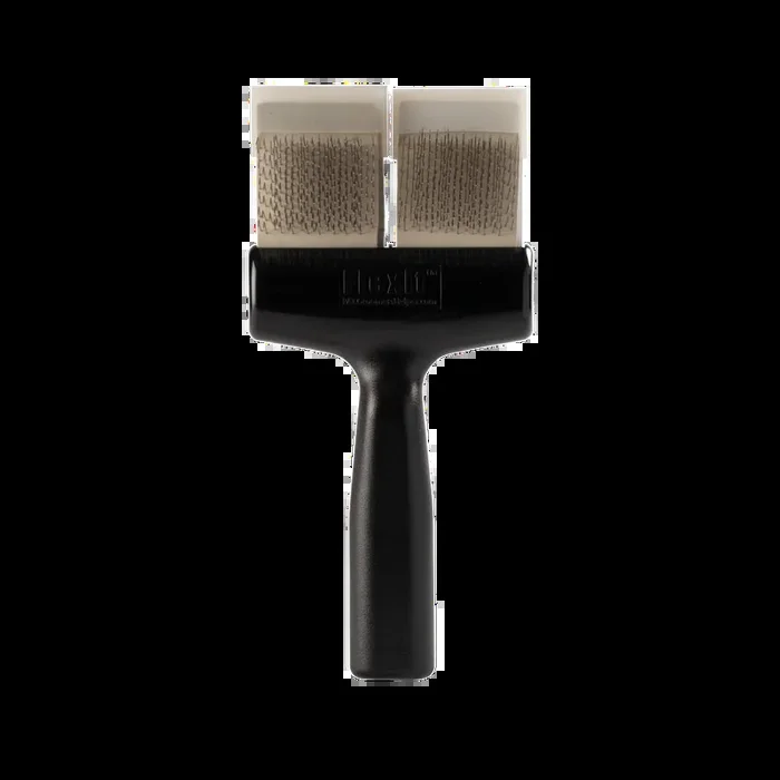 Silver Firm Flex Undercoating Twin Double Brush by FlexIt