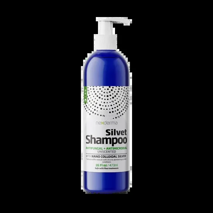 Silvet Unscented Antifungal Antimicrobial Shampoo 16oz by Nexderma