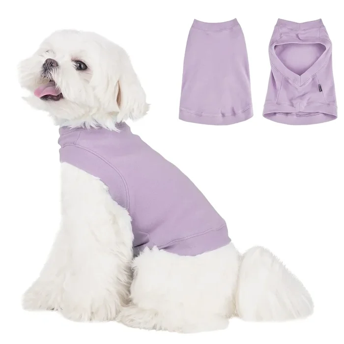 Soft Fleece Dog Sweatshirt – Warm Dog Sweaters For Small Medium Dogs Cats Cold Weather – Cat Sweater Pullover Stretchy Hoodie Easy On – Comfortable Dog Winter Clothes Pet Sweaters Vest For Doggie