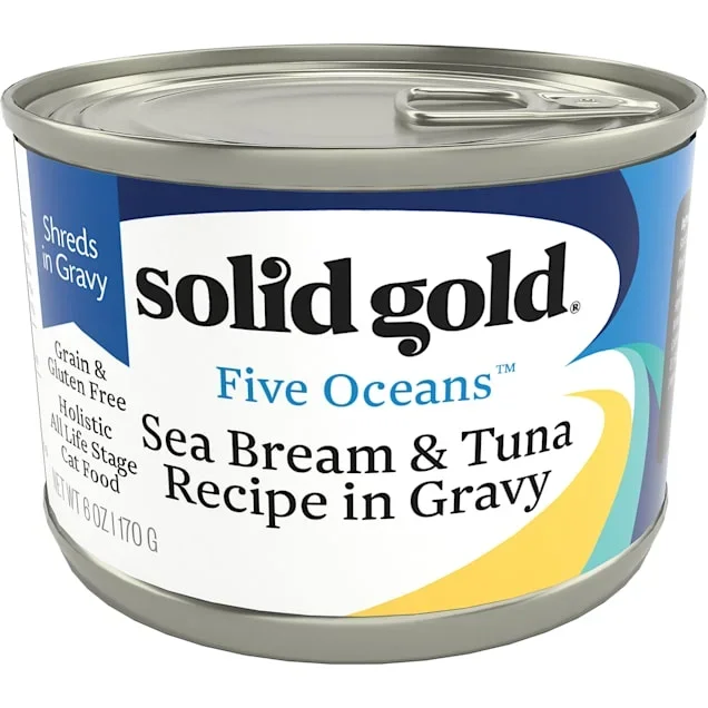 Solid Gold – Five Oceans Sea Bream & Tuna Recipe in Gravy Wet Cat Food